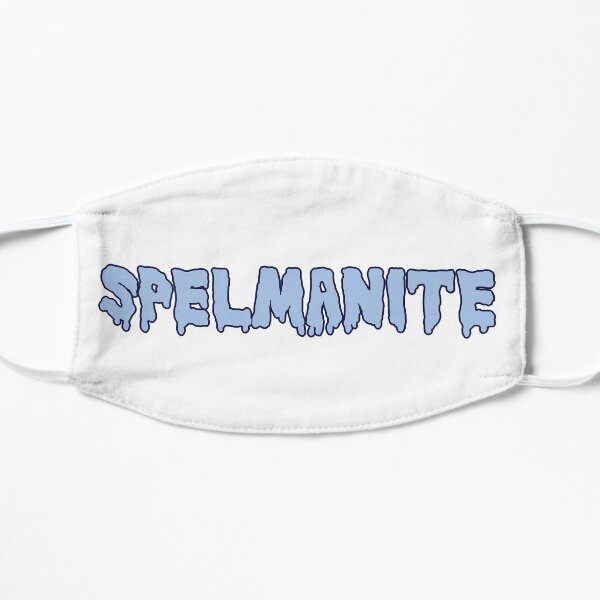 Spelmanite Drip (blue) Flat Mask