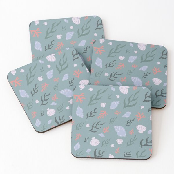 Item preview, Shells and Seaweed Ocean Pattern designed and sold by JenniferCharlee.