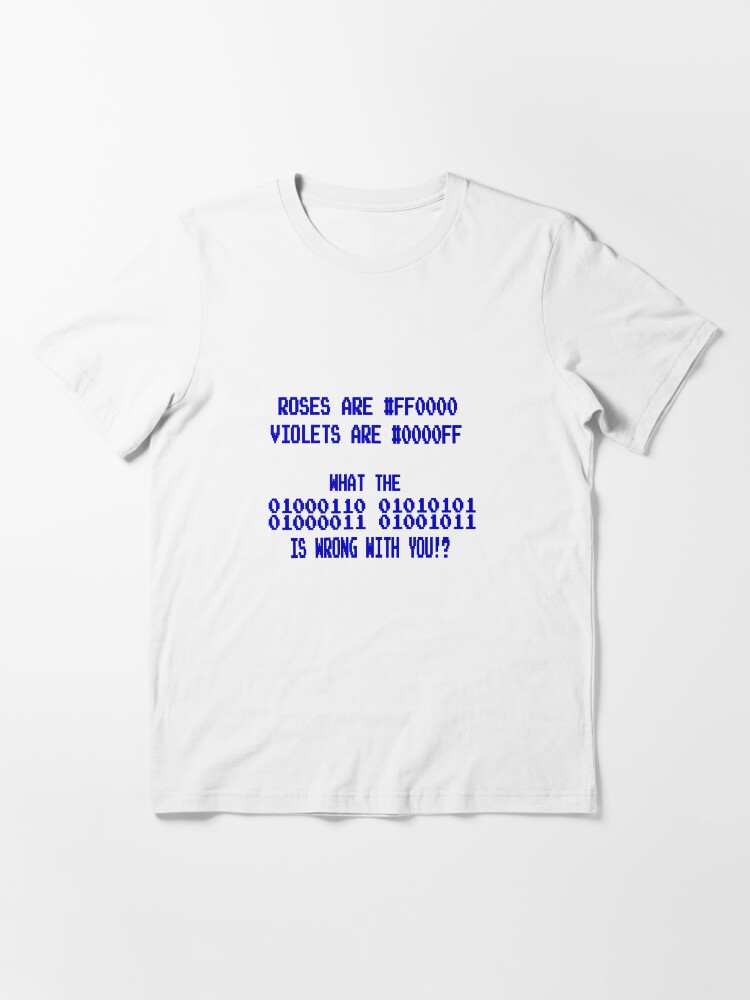 Alternate view of Roses are #FF0000 Essential T-Shirt