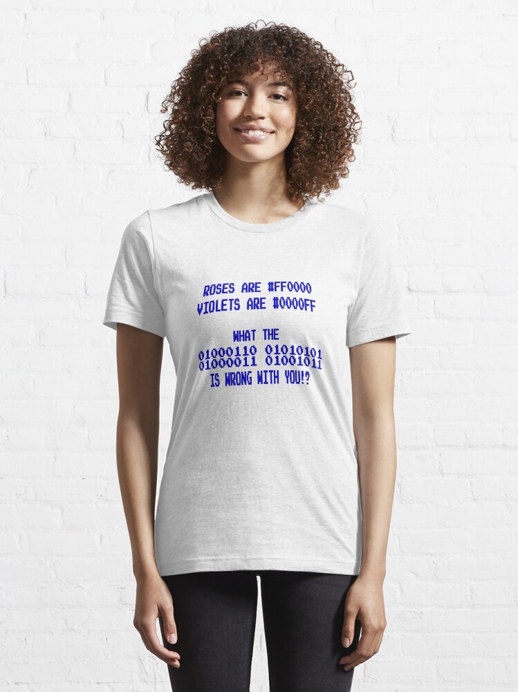 Alternate view of Roses are #FF0000 Essential T-Shirt