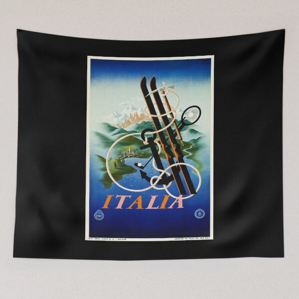 Item preview, ENIT Italia vintage travel poster designed and sold by stickart-marek.
