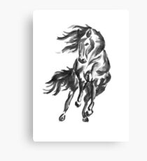 Sumi-e Horse Canvas Print