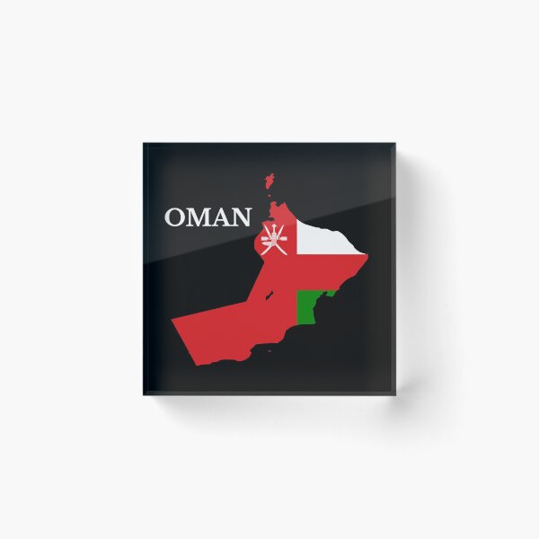 Item preview, Oman Map Flag designed and sold by marosharaf.