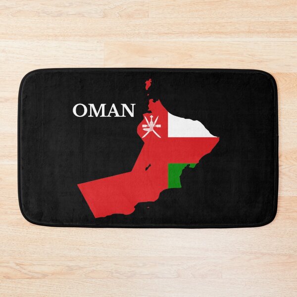 Item preview, Oman Map Flag designed and sold by marosharaf.
