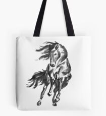 Sumi-e Horse Tote Bag