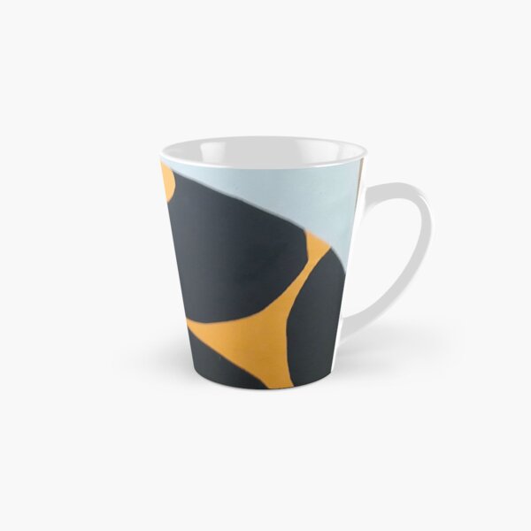 Collage in orange and black Tall Mug