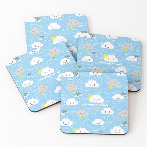 Item preview, Lovely clouds, summer time pattern designed and sold by Poonyabee.