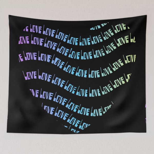 Item preview, Colorful Rainbow Love Typography  designed and sold by Alondra.