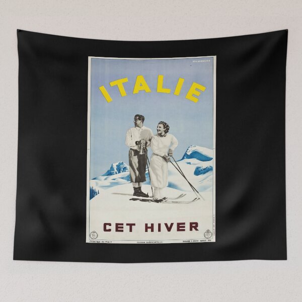 Item preview, ENIT Italie cet hiver vintage travel poster designed and sold by stickart-marek.