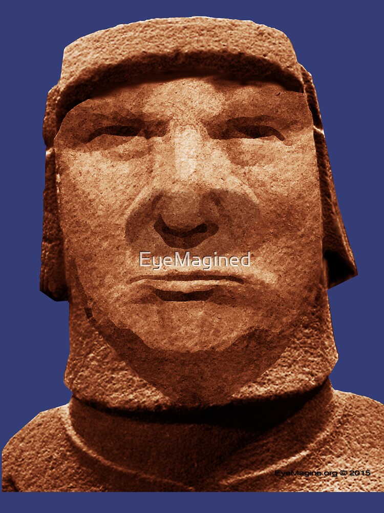 Trump Easter Island Head by EyeMagined