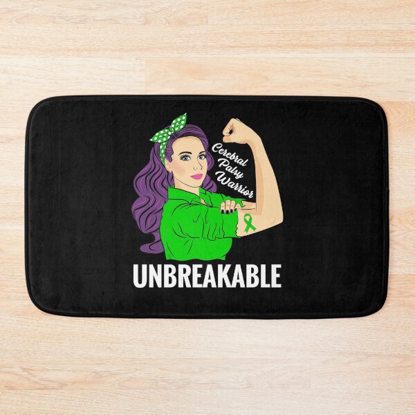 Item preview, Cerebral Palsy Warrior Unbreakable Movement Disorder designed and sold by ZNOVANNA.