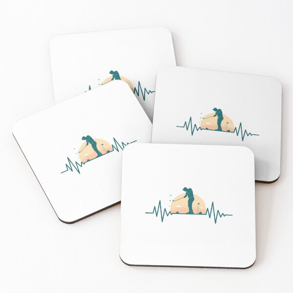 Item preview, Golf heartbeat designed and sold by DerSenat.