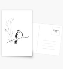 Sumi-e Bird Postcards