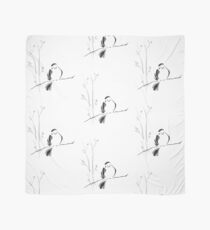 Sumi-e Bird Scarf