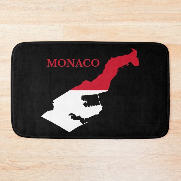 Item preview, Monaco Map Flag designed and sold by marosharaf.