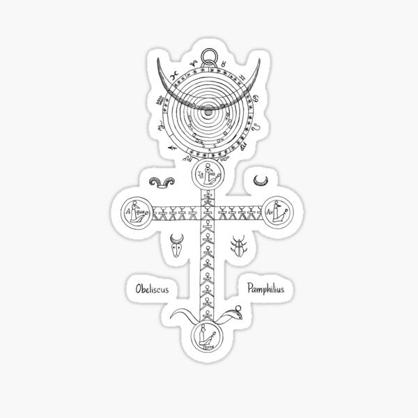 Item preview, Magic Glyph or Hieroglyphic Monad designed and sold by Good Word A Day.