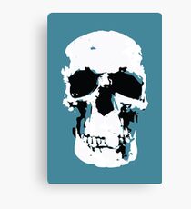 Sherlock Skull Wall Hanging Canvas Print