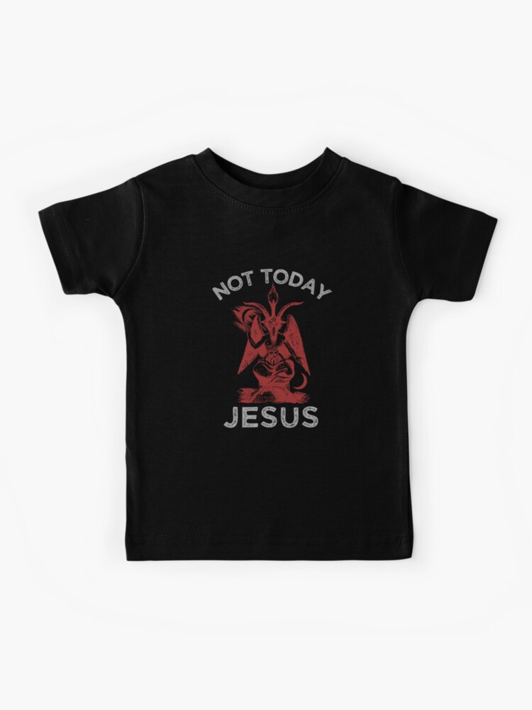 not today jesus baphomet shirt