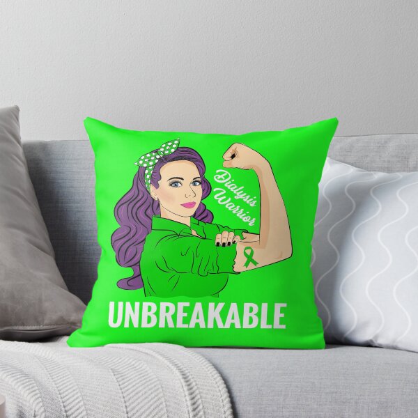 Item preview, Dialysis Kidney Transplant Warrior Unbreakable Awareness designed and sold by ZNOVANNA.
