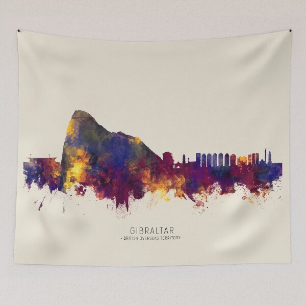 Item preview, Gibraltar Skyline designed and sold by ArtPrints.