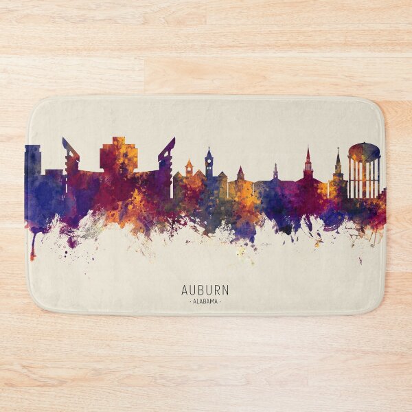 Item preview, Auburn Alabama Skyline designed and sold by ArtPrints.