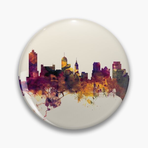 Item preview, Memphis Tennessee Skyline designed and sold by ArtPrints.