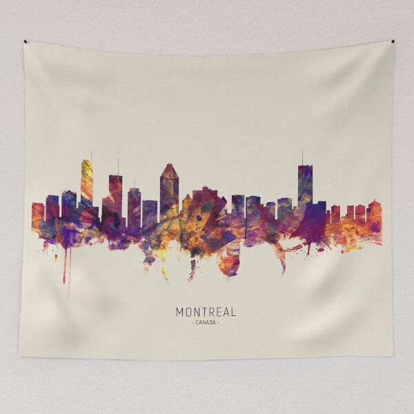 Item preview, Montreal Canada Skyline designed and sold by ArtPrints.
