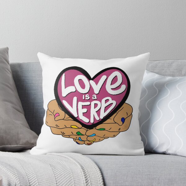 Item preview, Love Is a Verb designed and sold by JenniferMakesIt.