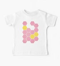 Pink Honeycomb Baby Tee