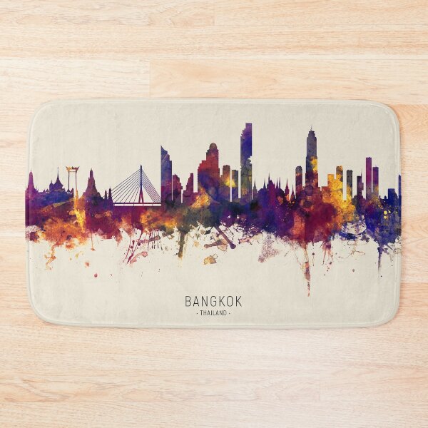 Item preview, Bangkok Thailand Skyline designed and sold by ArtPrints.