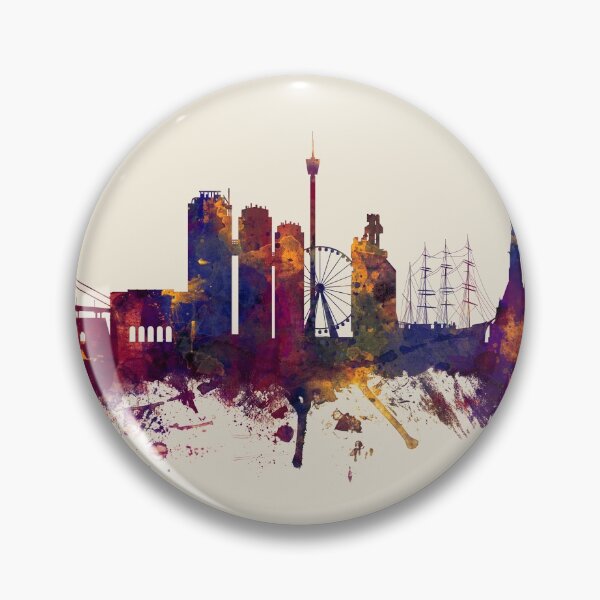 Item preview, Gothenburg Sweden Skyline designed and sold by ArtPrints.