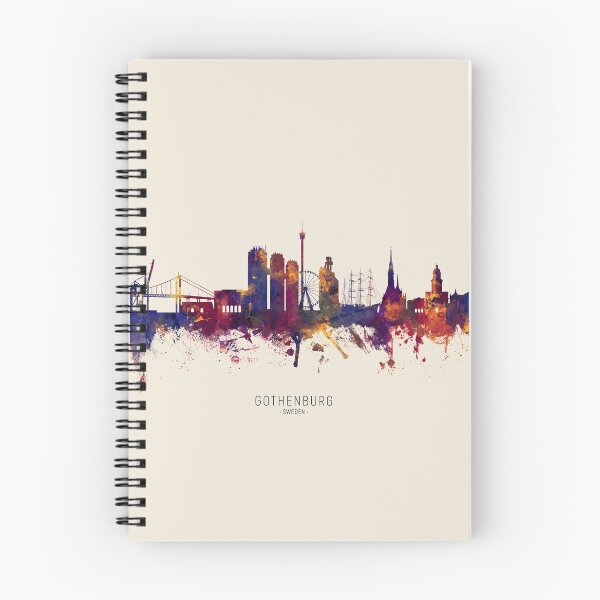 Item preview, Gothenburg Sweden Skyline designed and sold by ArtPrints.