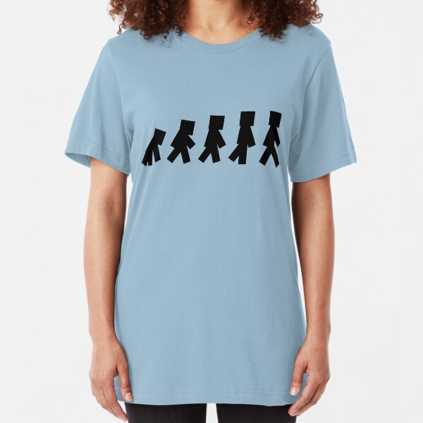 99 Steps of Progress - Minecraft Slim Fit T-Shirt