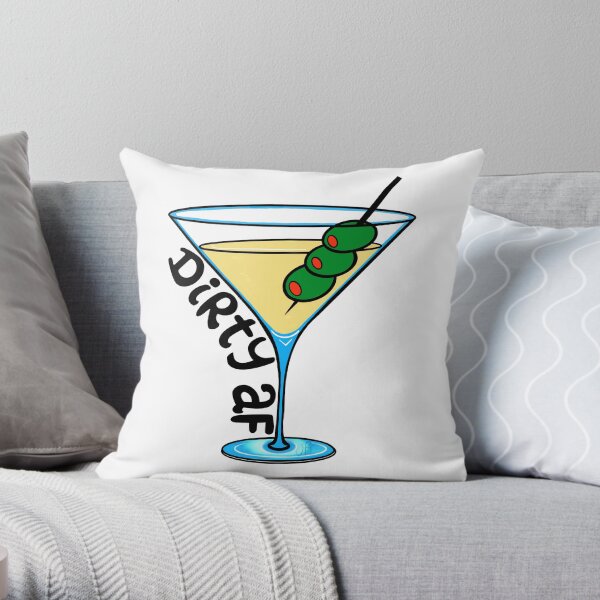 Dirty Martini Throw Pillow