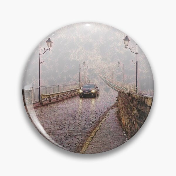 Item preview, Misty bridge leading to nowhere designed and sold by helenkaiy.