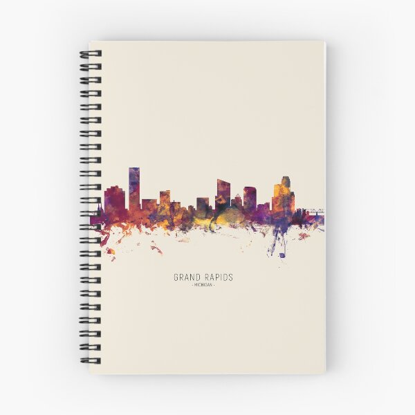 Item preview, Grand Rapids Michigan Skyline designed and sold by ArtPrints.