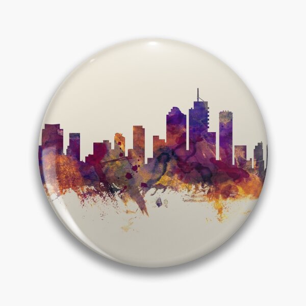 Item preview, Brisbane Australia Skyline designed and sold by ArtPrints.