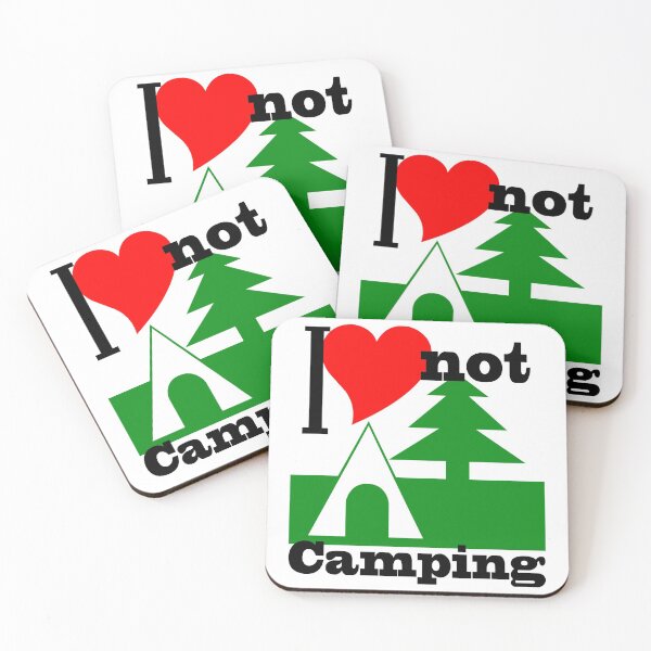 Item preview, I love not Camping designed and sold by MixdWerdz.