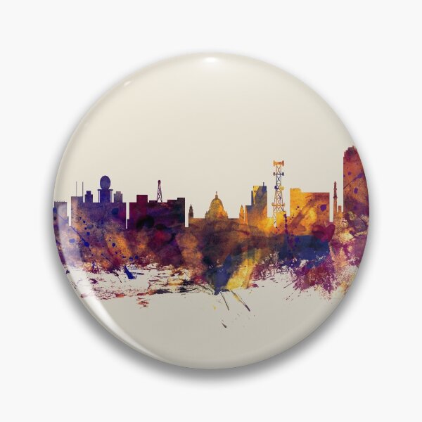 Item preview, Kolkata (Calcutta) India Skyline designed and sold by ArtPrints.