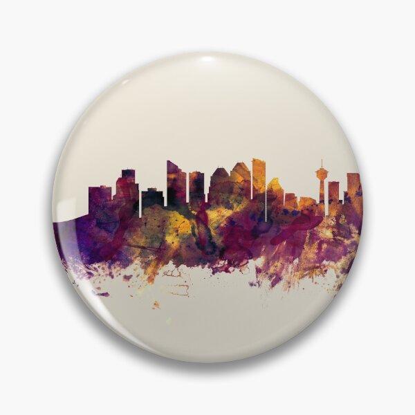 Item preview, Calgary Canada Skyline designed and sold by ArtPrints.
