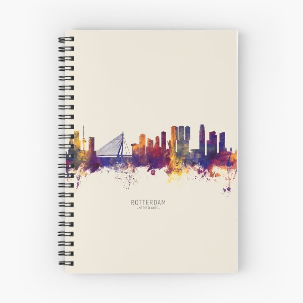 Item preview, Rotterdam The Netherlands Skyline designed and sold by ArtPrints.