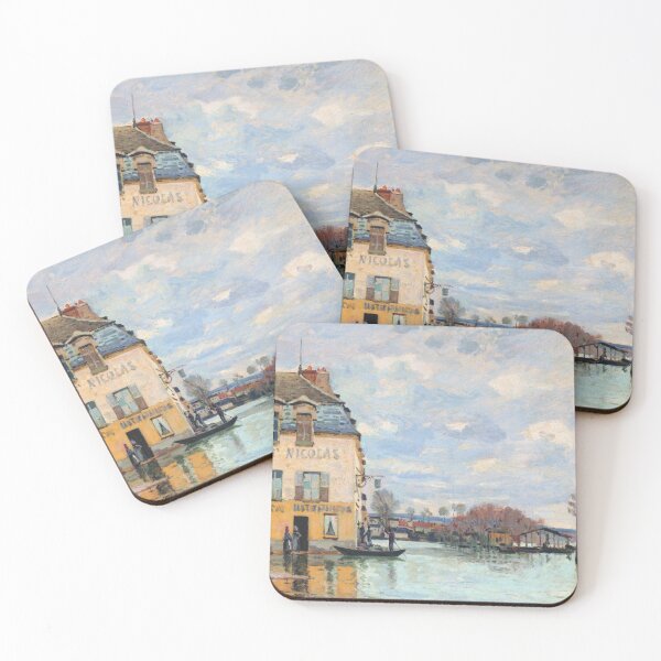Item preview, Alfred Sisley - Flood at Port-Marly designed and sold by Impressionist Masters.