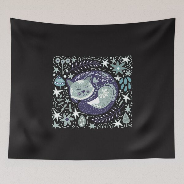 Item preview, Folk art vector animal illustration in scandinavian style T-shirt designed and sold by bestdesigns2020.