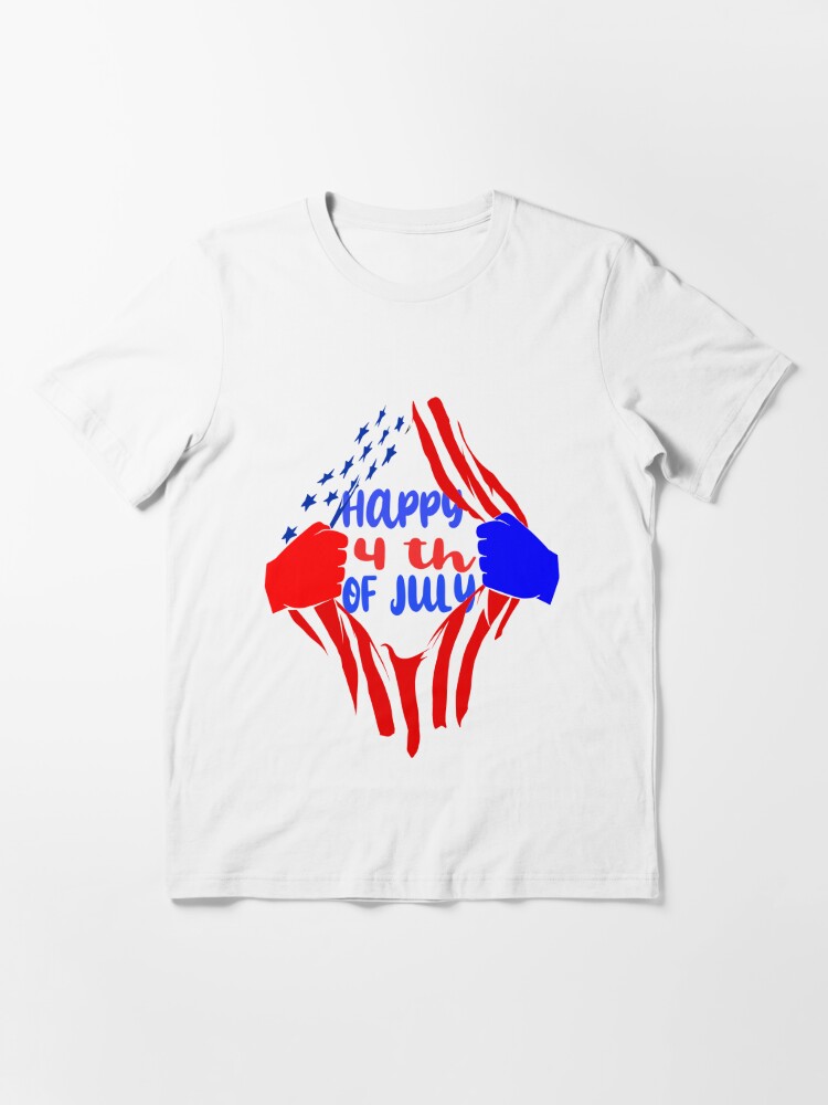 Red White and Blessed Patriotic 4th of July Shirt USA Independence Day Tee  Hoodie Tank-Top Quotes