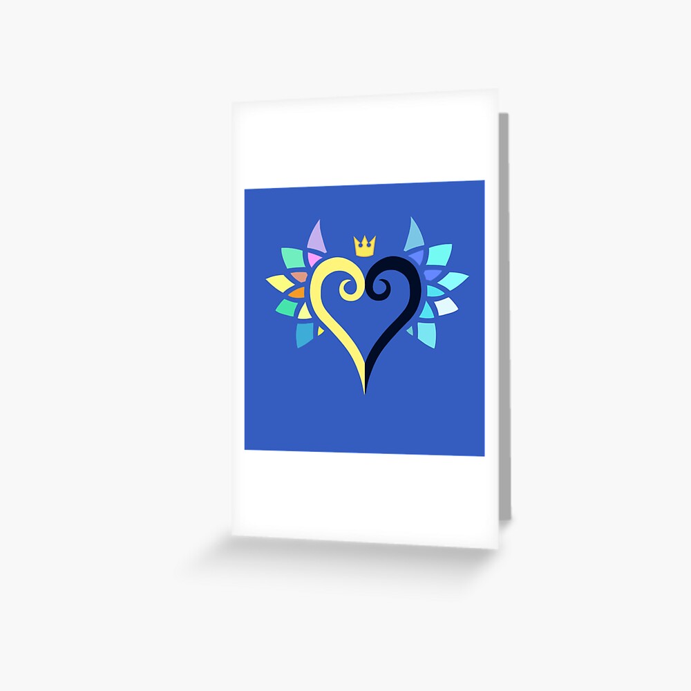 Kingdom Hearts Sora Riku Connected Hearts Greeting Card By Thecurioartshop Redbubble