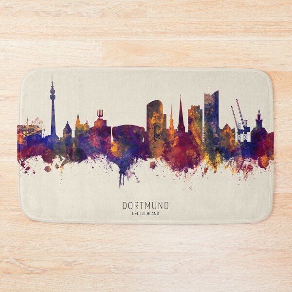 Item preview, Dortmund Germany Skyline designed and sold by ArtPrints.