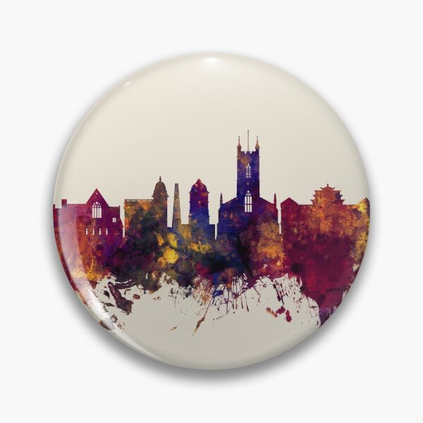 Item preview, Stoke-on-Trent England Skyline designed and sold by ArtPrints.