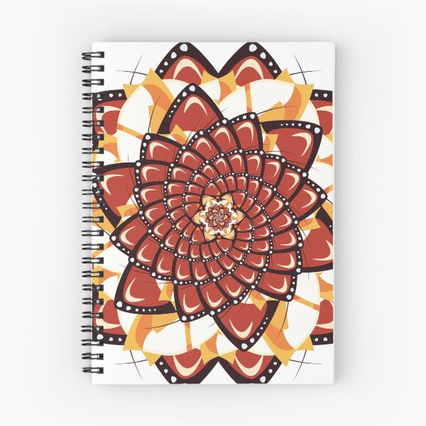 Item preview, Red/Orange Butterfly Mandala designed and sold by ozgollmar.