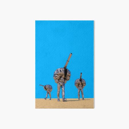 Battle Robots Art Board Print