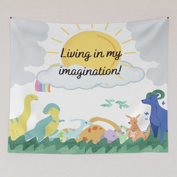 Item preview, Living in My Imagination! designed and sold by SomebodyArts.